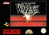 Warlock PAL Super Nintendo PAL box art